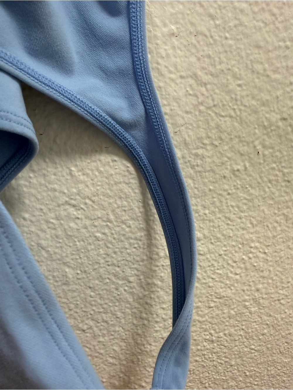 ALO bodysuit size S Yoga Sky Blue Scoop Neck - Picture 6 of 9